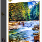 Puzzle - Grafika - Cascata nella foresta