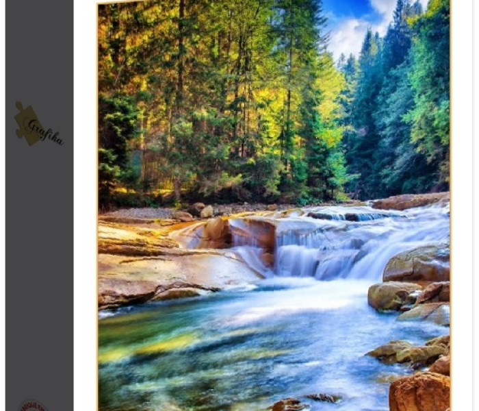 Puzzle - Grafika - Cascata nella foresta