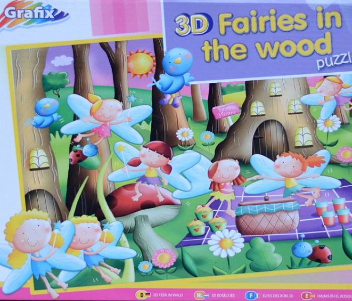Puzzle - Grafix - Fate nella foresta - 3D Puzzle