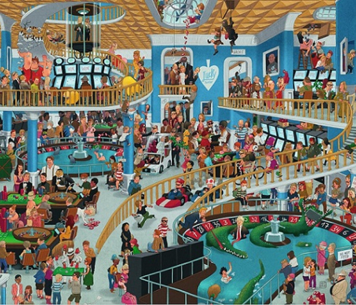 Puzzle - Heye - Casinò - Triangular puzzle