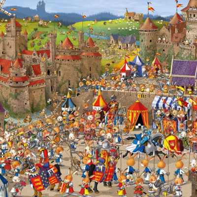 Tornei di conigli - Triangular puzzle