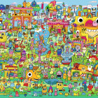 Puzzle - Heye - Villaggio dipinto