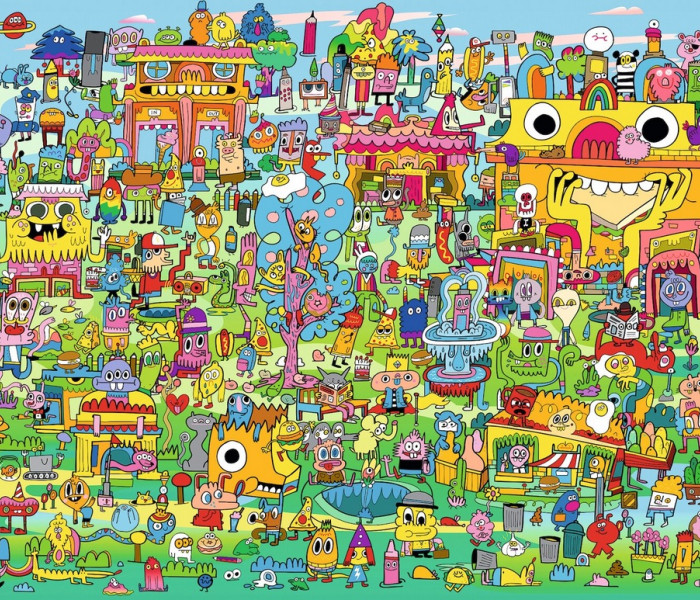 Puzzle - Heye - Villaggio dipinto