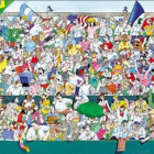 Puzzle - Heye - Tifosi sportivi – Puzzle Panoramico