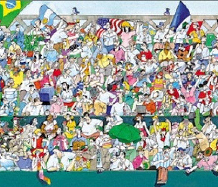 Puzzle - Heye - Tifosi sportivi – Puzzle Panoramico