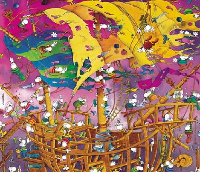 Puzzle - Heye - S alvataggio in barca - Triangular puzzle