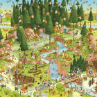 Puzzle - Heye - ZOO - Foresta Nera