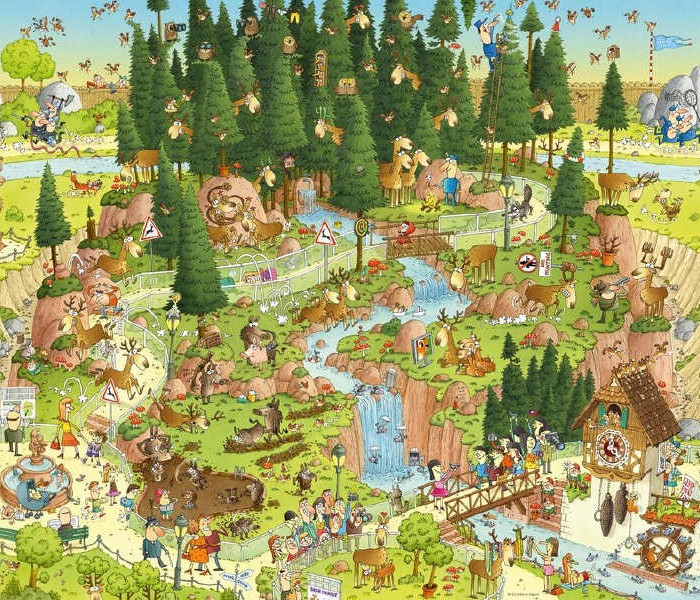Puzzle - Heye - ZOO - Foresta Nera