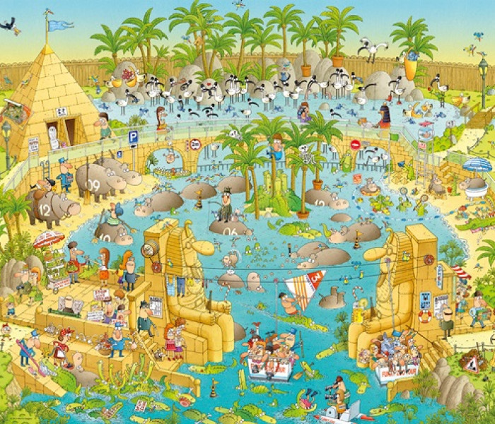 Puzzle - Heye - ZOO - Esposizione del Nilo