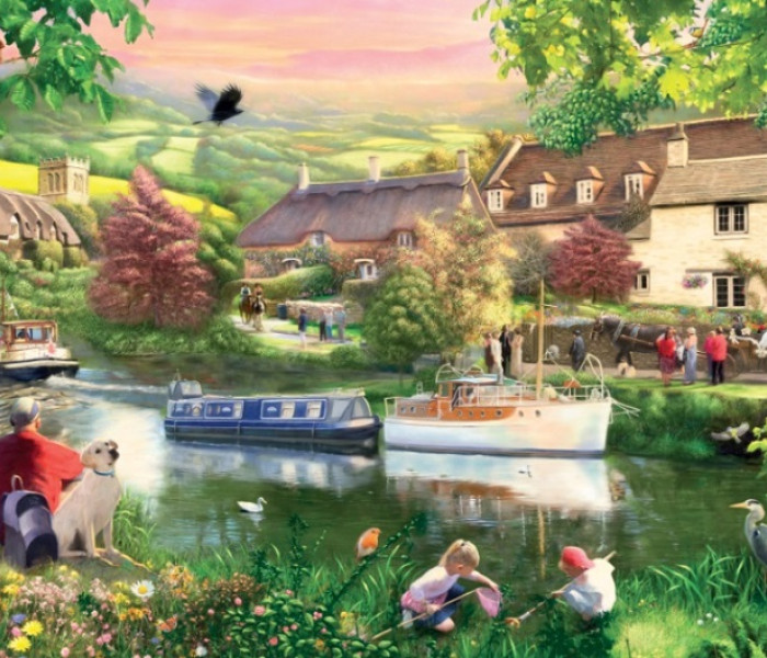 Puzzle - Falcon - Divertimento estivo in riva al lago