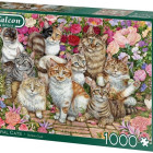 Puzzle - Falcon - Gatti nei fiori