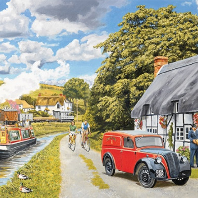 Intorno al canale d'acqua