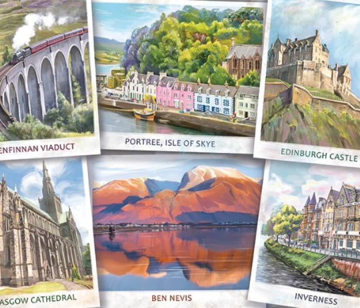 Puzzle - Falcon - Saluti dalla Scozia