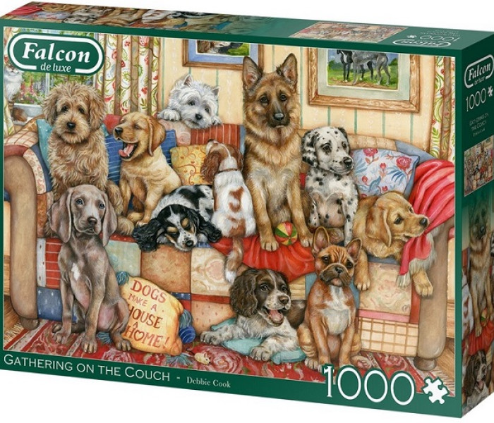 Puzzle - Falcon - Cani sul divano