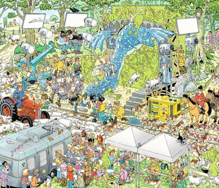 Puzzle - Jumbo - Ripresa di film