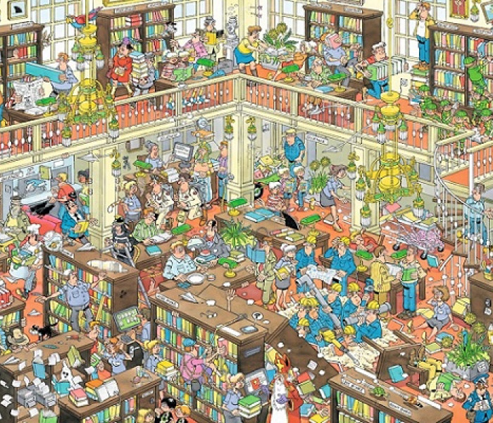 Puzzle - Jumbo - Biblioteca