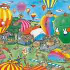 Puzzle - Jumbo - Mongolfiere