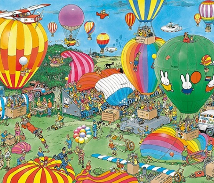 Puzzle - Jumbo - Mongolfiere