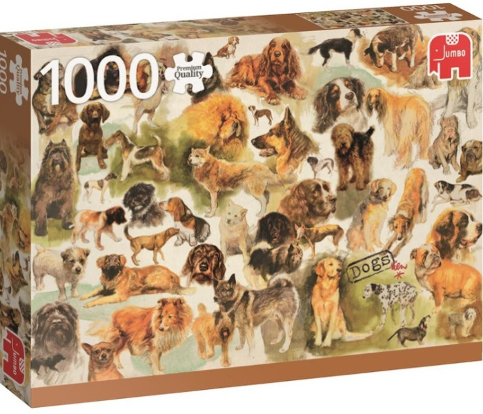 Puzzle - Jumbo - Poster con i cani