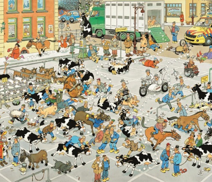 Puzzle - Jumbo - Mercato del bestiame
