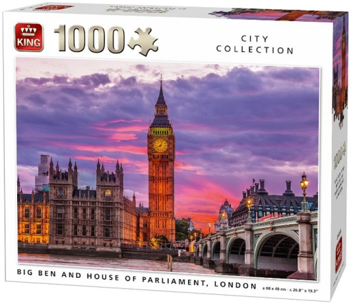 Puzzle - King - Big Ben con il Parlamento