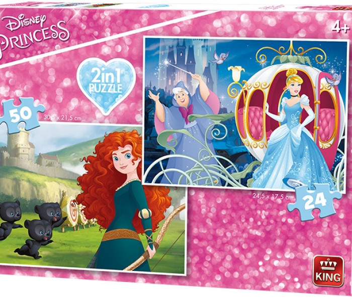 Puzzle - King - Principesse - 2in1