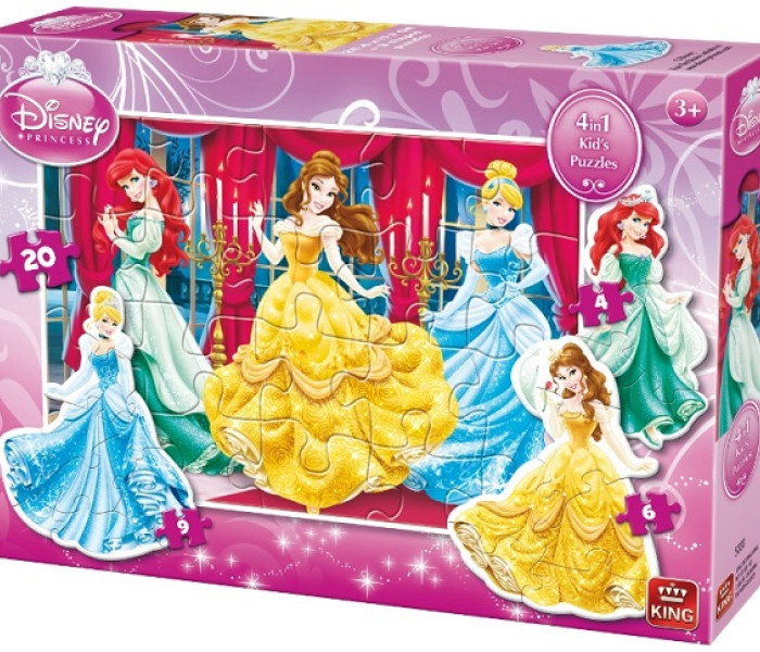 Puzzle - King - Principesse - 4in1
