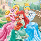 Puzzle - King - Principessa con i cani