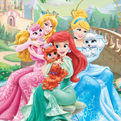 Principessa con i cani