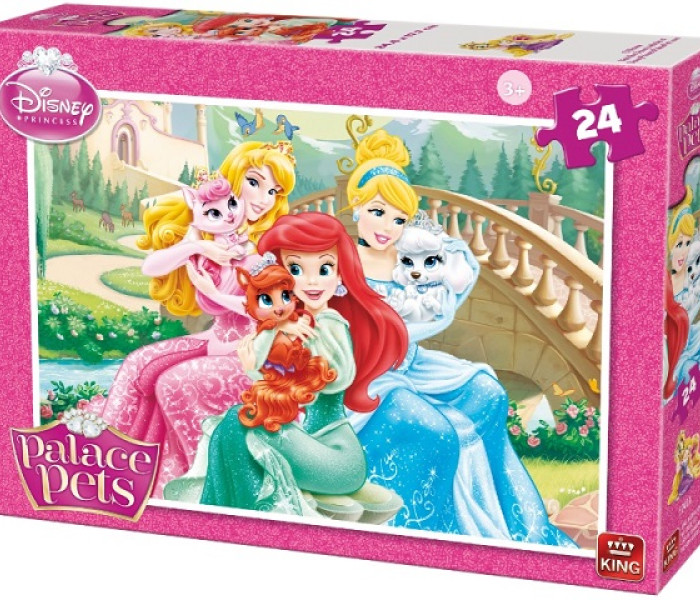 Puzzle - King - Principessa con i cani