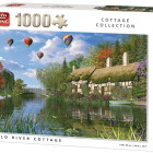Puzzle - King - Vecchia casa in riva al fiume