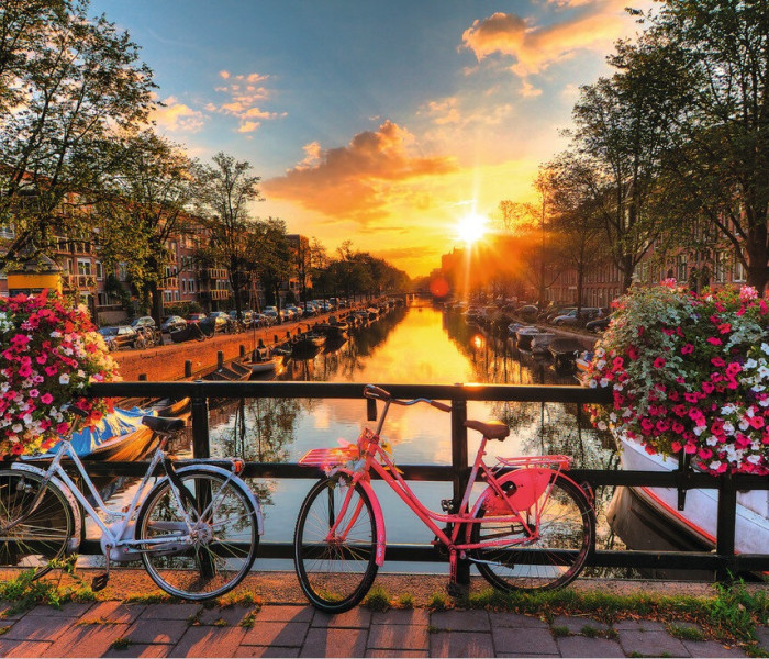 Puzzle - Ravensburger - Bicicletta ad Amsterdam