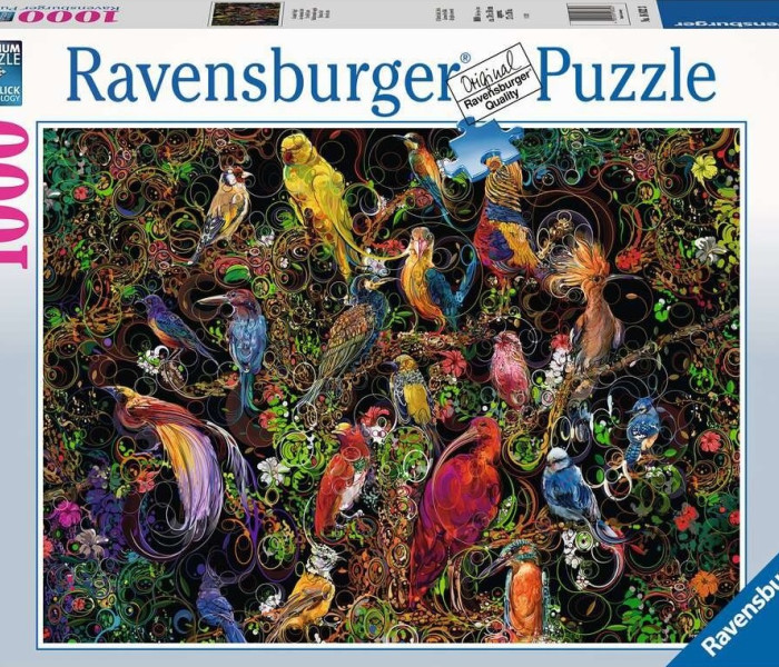 Puzzle - Ravensburger - Uccelli dipinti