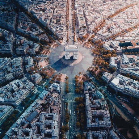 Parigi dall'alto