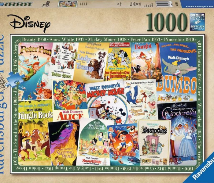 Puzzle - Ravensburger - Poster - Walt Disney