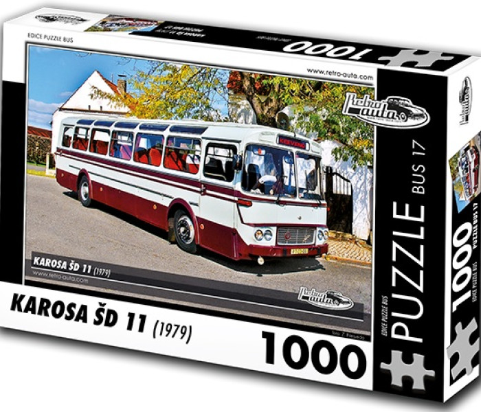 Puzzle - Retro-auta - Autobus Karosa SD 11 (1979)