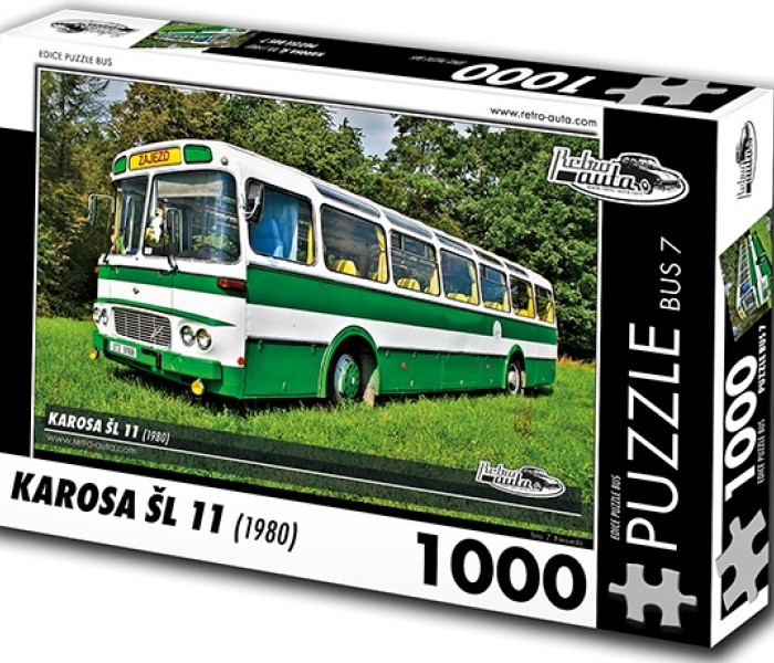 Puzzle - Retro-auta - Autobus Karosa ŠL 11 (1980)