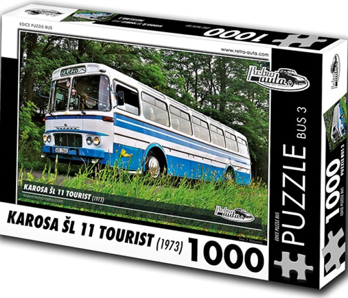 Puzzle - Retro-auta - Autobus Karosa ŠL 11 Tourist (1973)