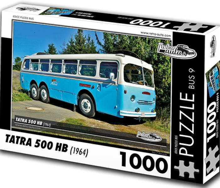 Puzzle - Retro-auta - Autobus Tatra 500 HB (1964)