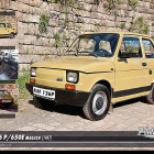 Puzzle - Retro-auta - Fiat 126 P/650E (1987)
