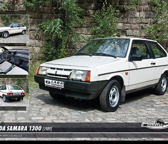 Puzzle - Retro-auta - Lada Samara 1300 (1989)