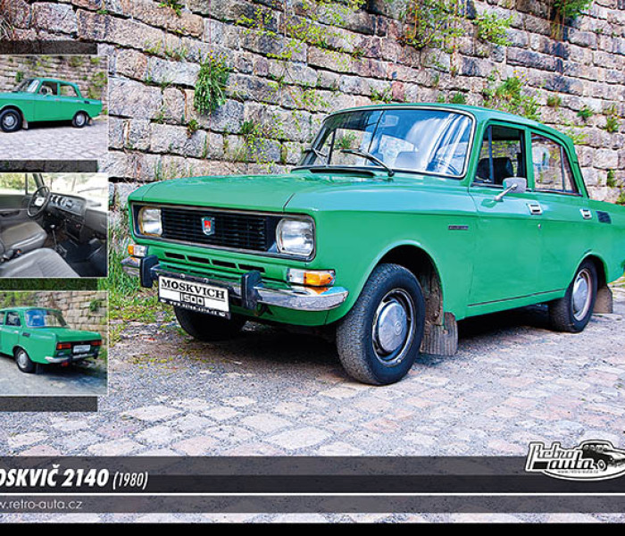 Puzzle - Retro-auta - Moskvic 140 (1980)