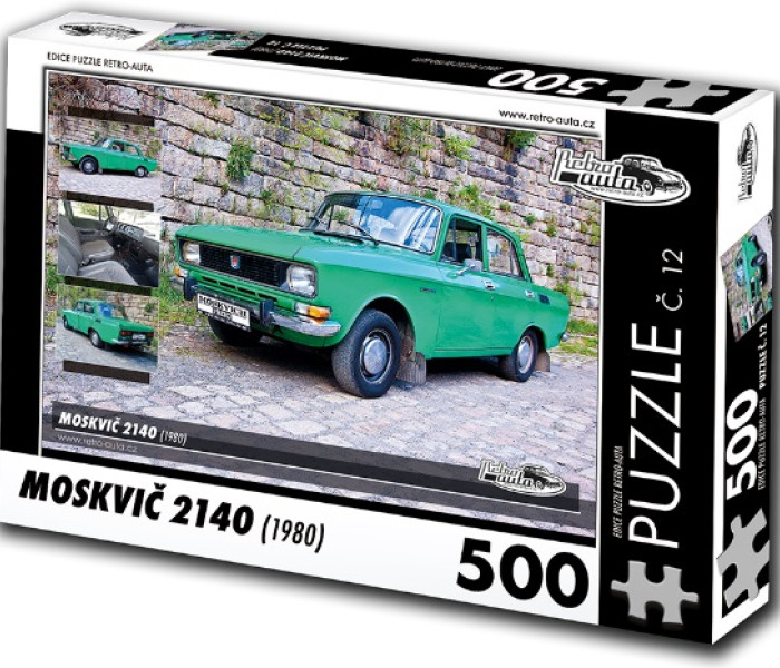 Puzzle - Retro-auta - Moskvic 140 (1980)