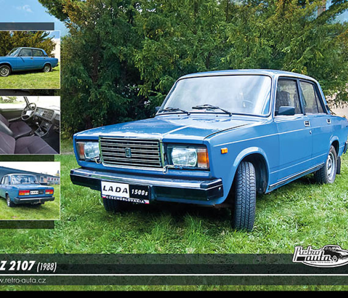 Puzzle - Retro-auta - VAZ 2107 (1988)