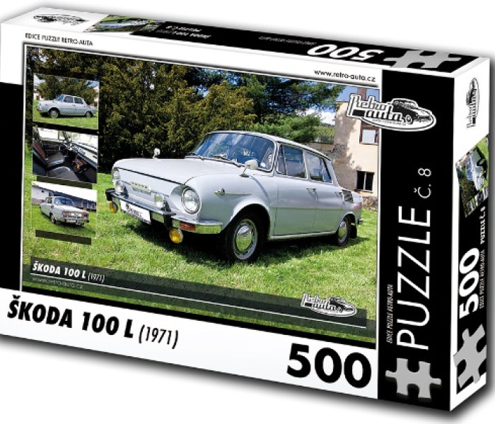 Puzzle - Retro-auta - Skoda 100 L (1971)