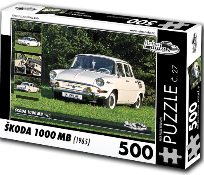 Puzzle - Retro-auta - Skoda 1000 MB (1965)