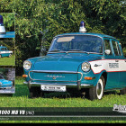 Puzzle - Retro-auta - Skoda 1000 MB VB (1967)