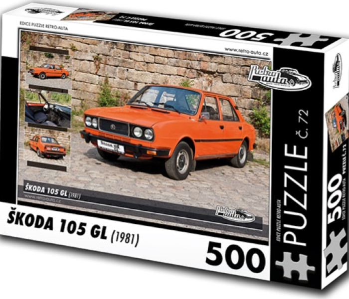 Puzzle - Retro-auta - Skoda 105 GL (1981)