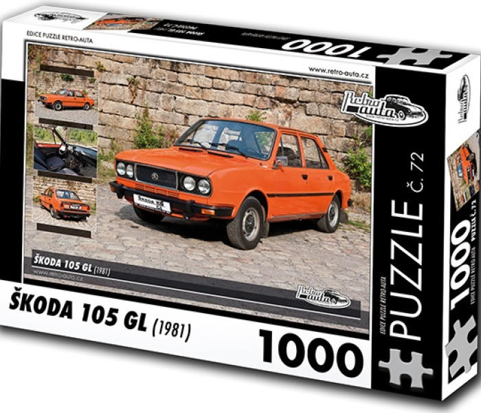 Puzzle - Retro-auta - Skoda 105 GL (1981)