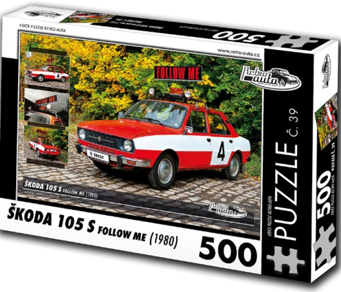 Puzzle - Retro-auta - Skoda 105 S Follow me
